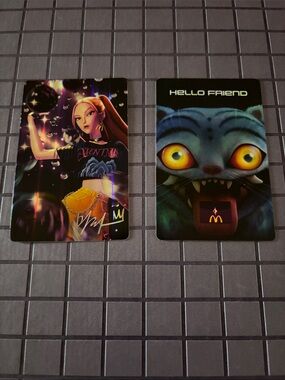 KPDH McDonald's x Huntrix Cards